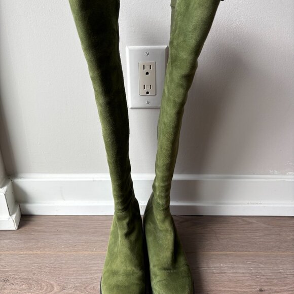 Stuart Weitzman 5050 BOOT limited edition green - Picture 2 of 6